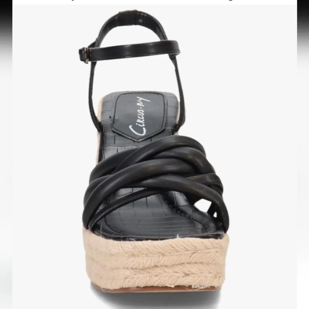New w/Box Circus NY By Sam Edelman Irene Espadrille Platform Wedge Sandals